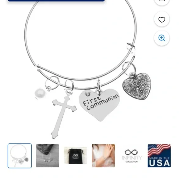 Infinity Collection Silver Charm Bracelet - Picture 3 of 3